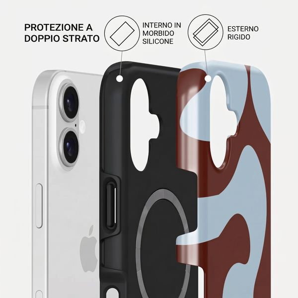 Burga Cover Posteriore Resistente con MagSafe Apple iPhone 16 - Core