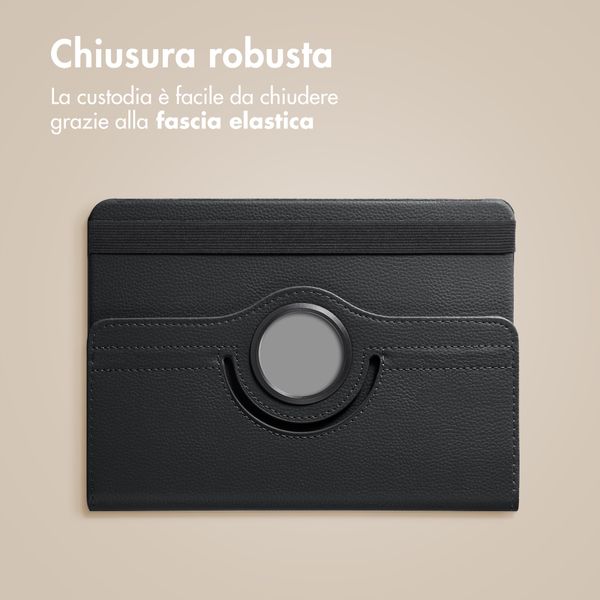 imoshion Cover Girevole a 360° Samsung Galaxy Tab A11 Plus - Nero