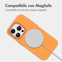 imoshion Cover posteriore Color con Thin MagSafe Ring Apple iPhone 15 Pro - Arancio