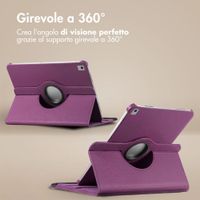 imoshion Cover Girevole a 360° Apple iPad 9 (2021) 10.2 pollici / iPad 8 (2020) 10.2 pollici / iPad 7 (2019) 10.2 pollici - Viola
