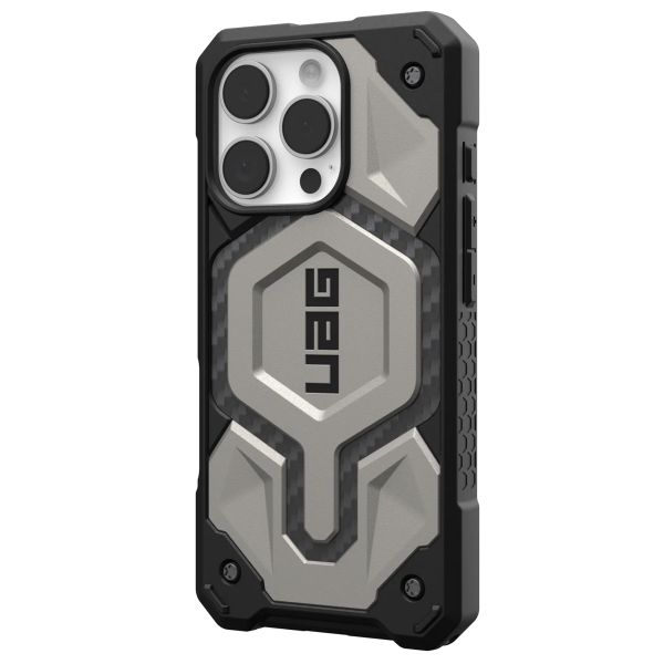 UAG Cover Posteriore Monarch Pro Apple iPhone 16 Pro - Titanium