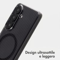 Accezz Cover Lite con MagSafe | Fluted | Samsung Galaxy S26 - Nero