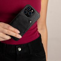Selencia Cover posteriore Riva con portacarte Samsung Galaxy S26 Plus - Nero