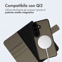 imoshion Cover a libro di lusso 2-in-1 rimovibile Samsung Galaxy S26 - Verde