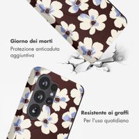 Selencia Cover Posteriore Vivid Samsung Galaxy S26 Ultra - Choco Flower Pop
