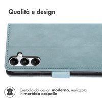 imoshion Cover a libro di Lusso Samsung Galaxy A17 (5G) / (4G) - Azzurro