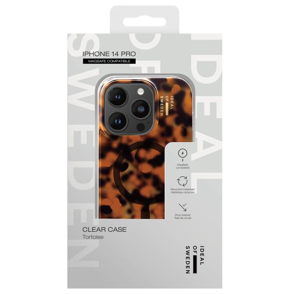 iDeal of Sweden Cover Trasparente con MagSafe Apple iPhone 14 Pro - Tortoise