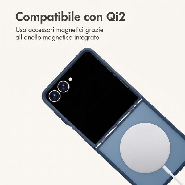 imoshion Cover posteriore Color Guard con MagSafe Samsung Galaxy Z Flip 8 - Blu scuro