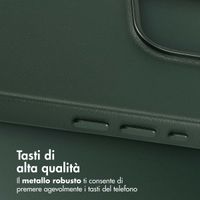 Accezz Cover in Pelle con MagSafe Apple iPhone 15 Pro - Cedar Green