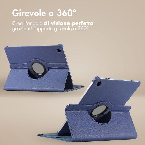 imoshion Cover Girevole a 360° Samsung Galaxy Tab A11 Plus - Blu scuro