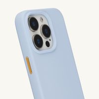 Selencia Cover posteriore Rivièra con MagSafe con ganci rimovibili Apple iPhone 15 Pro - Powder Blue