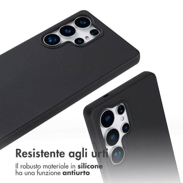 imoshion Cover in Silicone con Cordino Samsung Galaxy S25 Ultra - Nero