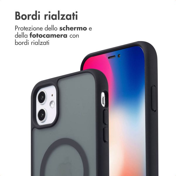imoshion Cover posteriore Color Guard con MagSafe Apple iPhone 11 - Nero