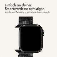 imoshion Milanees magnetisch bandje Apple Watch | 38/40/41/42 mm - Zwart