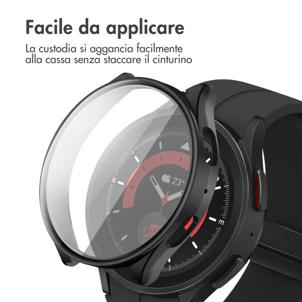 imoshion Cover rigida integrale Samsung Galaxy Watch 5 - 44 mm - Nero