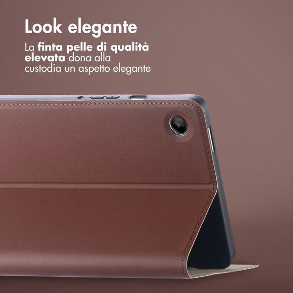 Accezz Cover Tablet Classica Samsung Galaxy Tab A11 Plus - Marrone