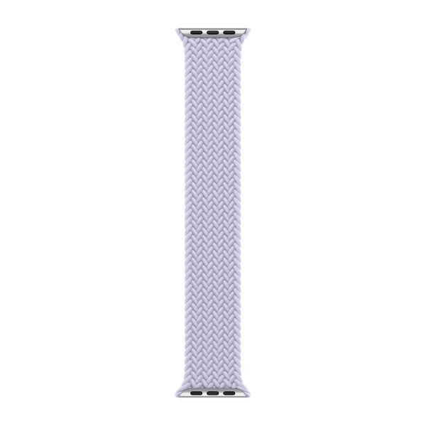 Apple Cinturino Solo intrecciato Apple Watch | 38/40/41/42 mm - Taglia 5 - Purple Fog