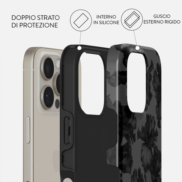 Burga Cover Posteriore Resistente con MagSafe Apple iPhone 16 Pro - Nocturnal