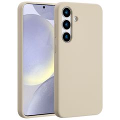 Accezz Cover in silicone liquido con MagSafe Samsung Galaxy S25 Plus - Stone
