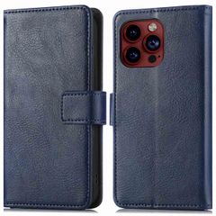 imoshion Cover a libro di Lusso Apple iPhone 15 Pro Max - Blu scuro
