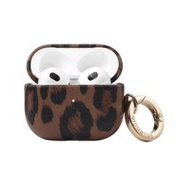 Selencia Cover Sabi stampa pantera  Apple Airpods 3 - Mocha Brown