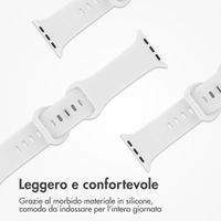 imoshion Cinturino in silicone⁺ Apple Watch | 44/45/46/49 mm - Taglia M/L - Bianco