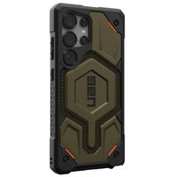 UAG Cover Posteriore Monarch Pro Samsung Galaxy S25 Ultra - Kevlar Element Green