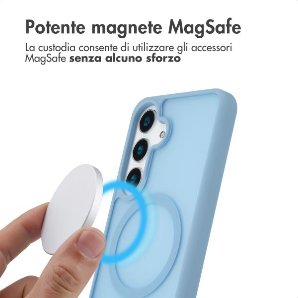 imoshion Cover posteriore Color Guard con MagSafe Samsung Galaxy S25 - Azzurro