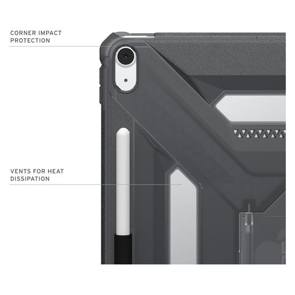 UAG Custodia posteriore Scout Plus con supporto Apple iPad Air 13 pollici (2026) M4 / (2025) M3 / (2024) M2 - Ash