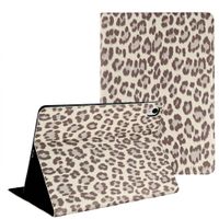 Selencia Libreria Sabi con stampa leopardata Samsung Galaxy Tab S11 - Soft Ivory