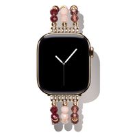 iDeal of Sweden Beaded Watch Band Apple Watch | 38/40/41/42 mm - Boho Desert Plum