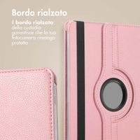 imoshion Cover Girevole a 360° Samsung Galaxy Tab S10 Plus / Tab S9 FE Plus / Tab S9 Plus - Rosa