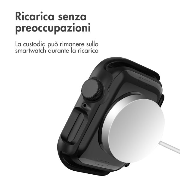 imoshion Cover rigida integrale Apple Watch 10 / 11 - 46 mm - Nero