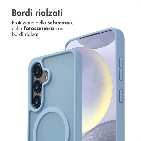 imoshion Cover posteriore Color Guard con MagSafe Samsung Galaxy S24 - Azzurro