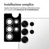 imoshion 2 Pack protezione lente fotocamera Samsung Galaxy S25 Ultra - Titanium Whitesilver