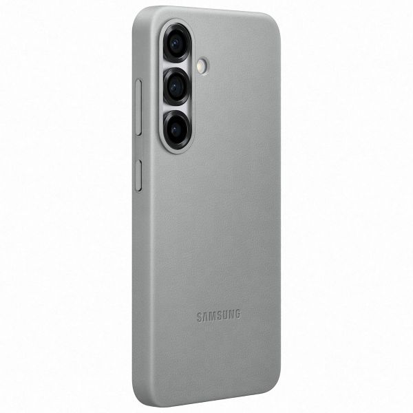 Samsung Cover originale KindSuit in pelle vegana Samsung Galaxy S25 - Grigio