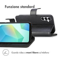 imoshion Cover a libro di Lusso Samsung Galaxy A26 - Nero
