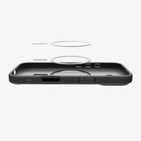 Spigen Cover Posteriore Ultra Ibrida con MagSafe Apple iPhone 17 - Frost Black