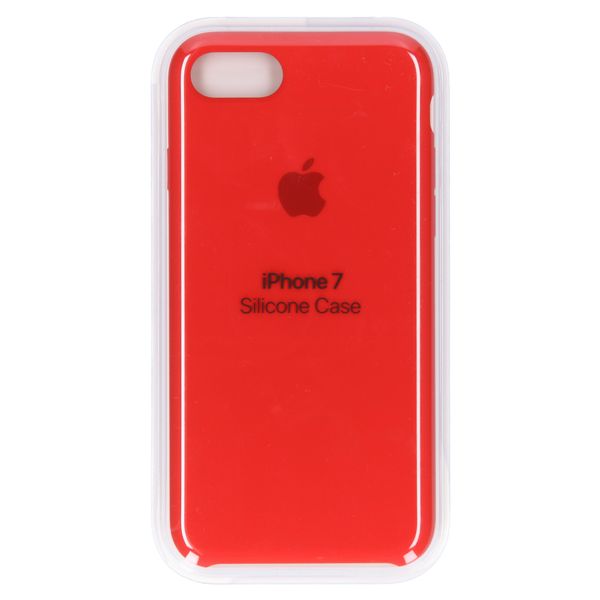 Apple Cover in Silicone Apple iPhone SE (2022 / 2020) / 8 / 7 - Red