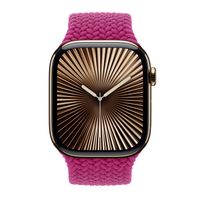 Apple Cinturino Solo intrecciato Apple Watch | 44/45/46/49 mm - Taglia 2 - Magenta