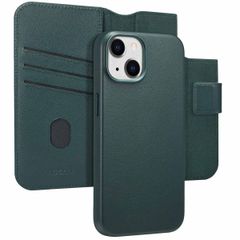 Accezz Cover in pelle 2 in 1 con MagSafe Apple iPhone 14 - Cedar Green