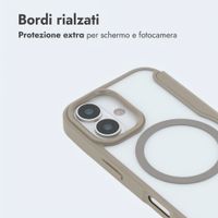 imoshion Bookcase trasparente con MagSafe Apple iPhone 16 - Beige