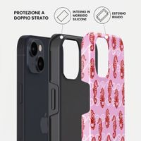 Burga Cover Posteriore Resistente con MagSafe Apple iPhone 14 - Coral Reef