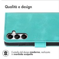 imoshion Cover a libro con Cordino Samsung Galaxy A17 (5G) / (4G) - Turchese