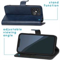 imoshion Cover a libro di Lusso Apple iPhone 13 Pro - Blu scuro