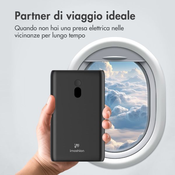 imoshion Powerbank 20.000 mAh - Quick Charge e Power Delivery - 100W - Nero