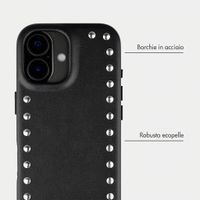 Selencia Cover posteriore Studs con MagSafe Apple iPhone 17 - Velvet Black
