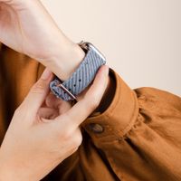 imoshion Cinturino in velluto a coste Apple Watch | 38/40/41/42 mm - Azzurro