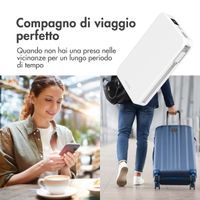 Accezz Powerbank da 10.000 mAh con cavi integrati – Quick Charge e Power Delivery – Bianco