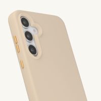 Selencia Cover posteriore Rivièra con MagSafe con ganci rimovibili Samsung Galaxy A55 (5G) / A35 - Milky Latte